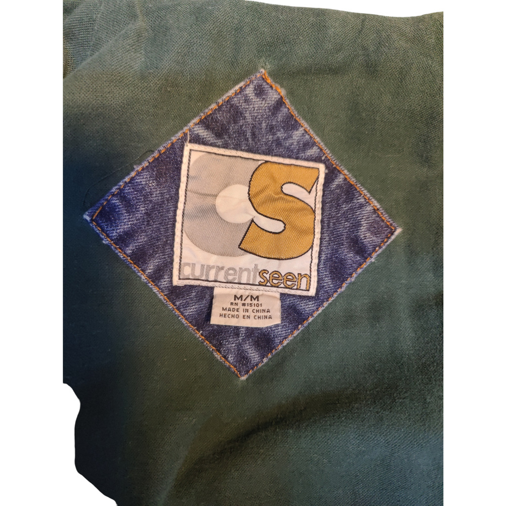 Current Seen 90's Denim Patchwork Jacket Sz M/M - image 4